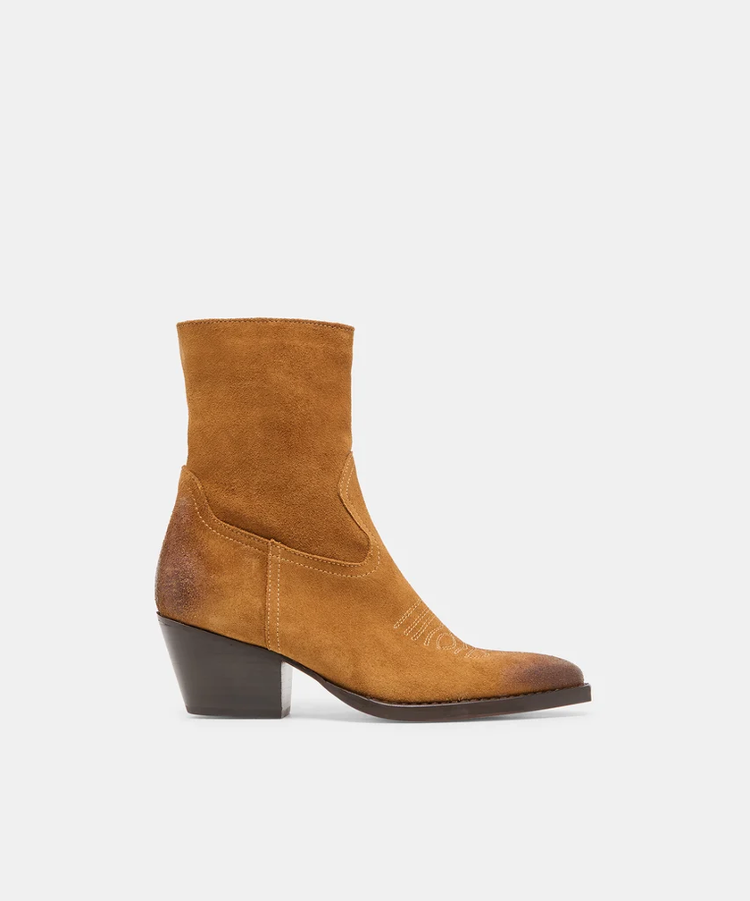 Klyde Boots Cognac Suede