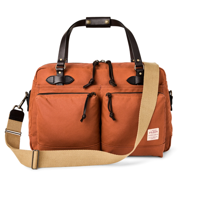 Filson 48hr duffle rust  front
