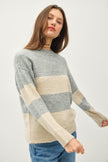 Striped Oversized Cut Sweater