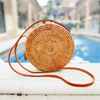 Ata Vine Round Crossbody Bag - Medium-front