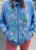 Bella Multi Embroidered Camper Hoodie front
