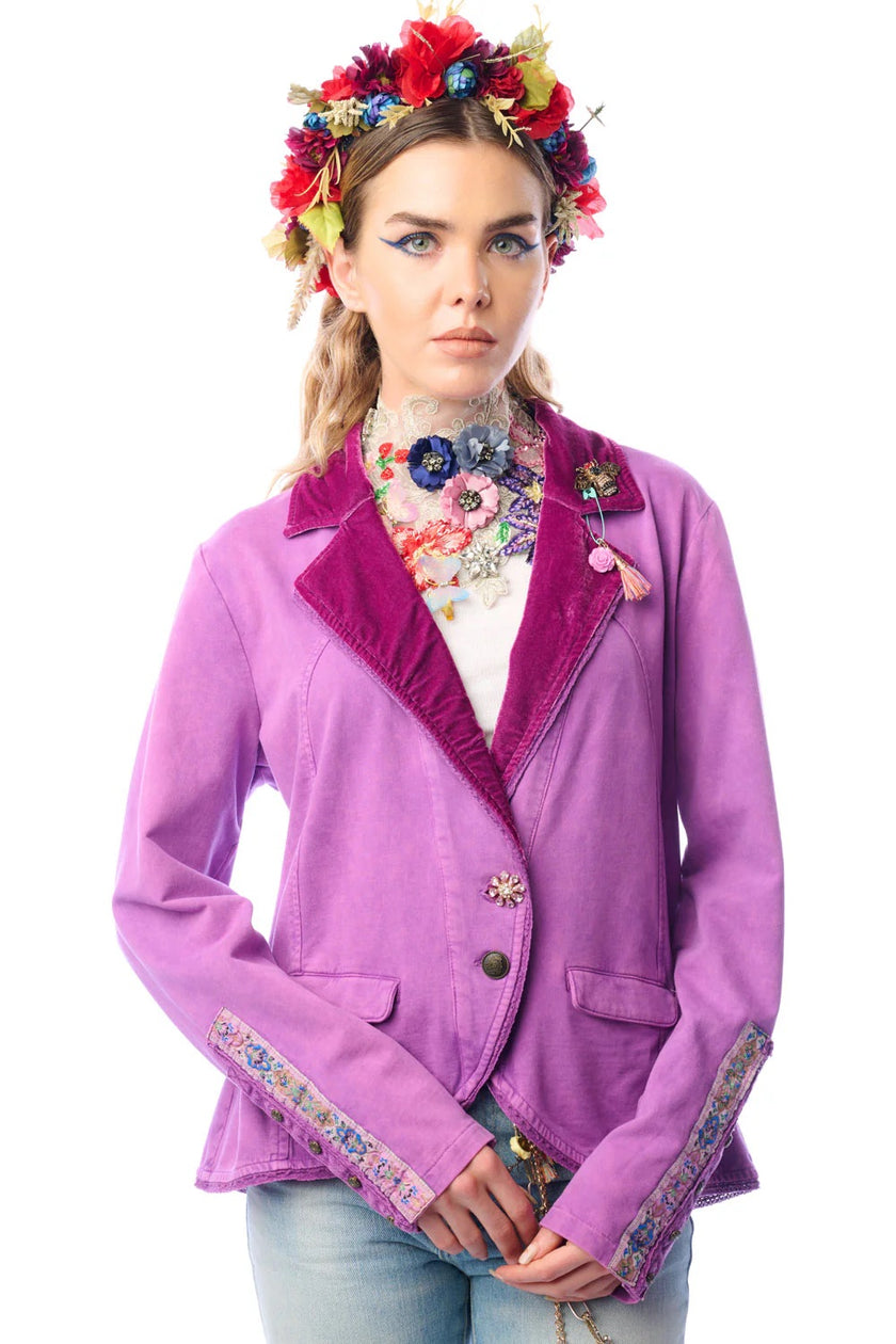 colonel jacket violet front