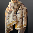 Prancing Pony Equestrian Horse Print Scarf