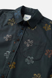 Katin Dreamboat Button Up SS Shirt closeup black