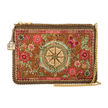 Time Traveler Rose Vent Gold and Pink Beaded Mini Crossbody