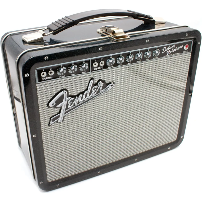 Fender Amplifier Metal Fun/Lunch Box front