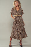 Safari Crusader Belted Midi Dress