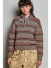 Suzy Striped Brushed Knit Sweater One Size