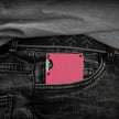 Ridge Wallet | Flamingo Pink-Money Clip
