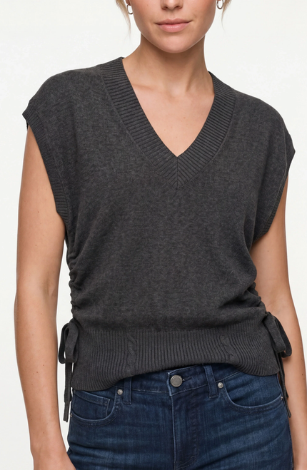 Pattys V-Neck Dolman Sweater with Ties