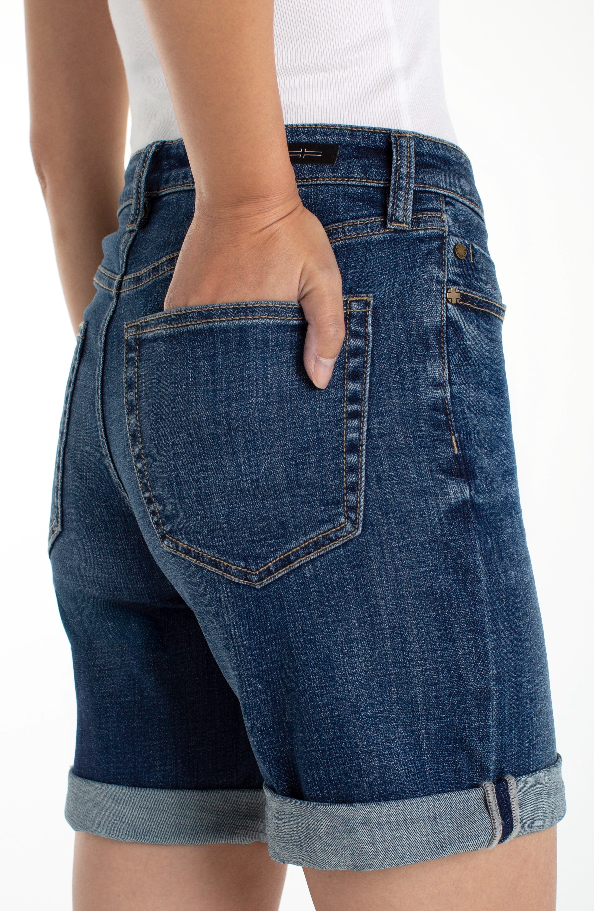 Marley Gf Short with Roll Cuff Hem 10In/7In Inseam