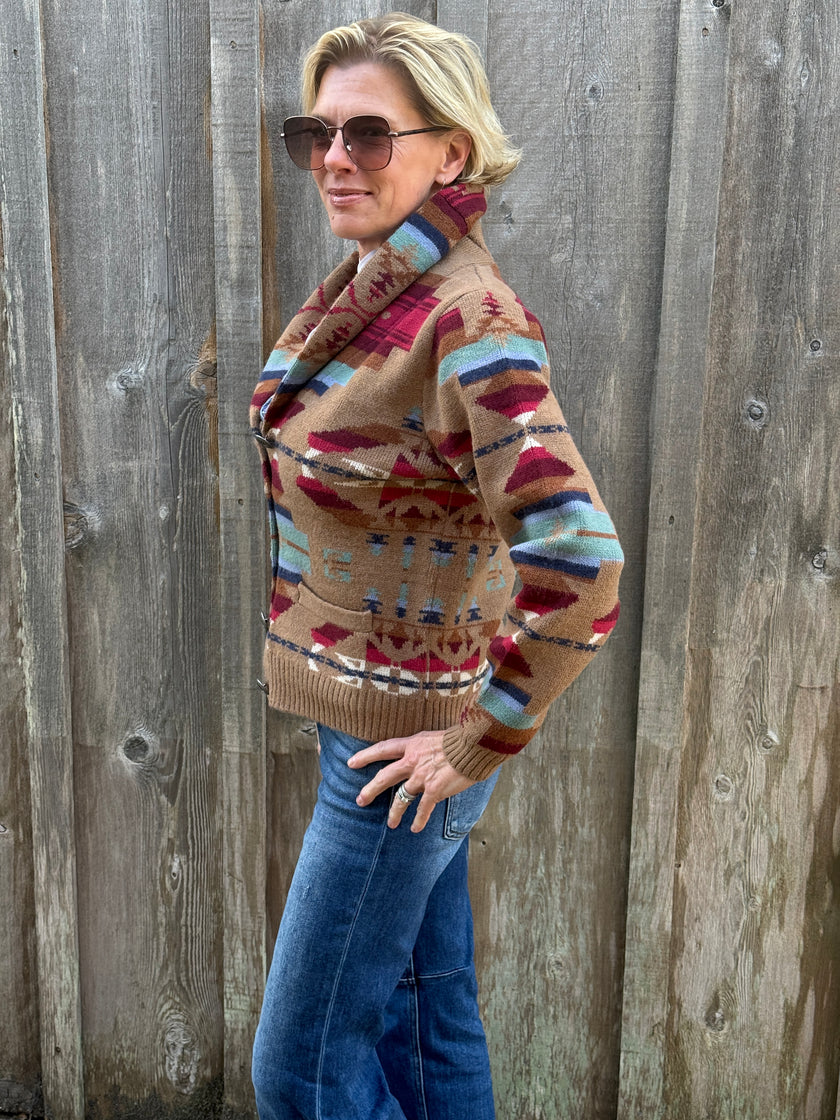Painted Mesa Cardigan-side