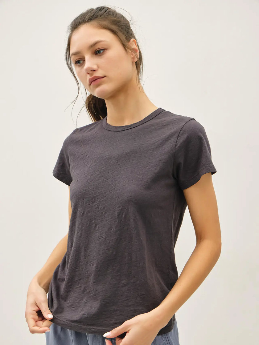 The Delilah Cotton Slub Tee