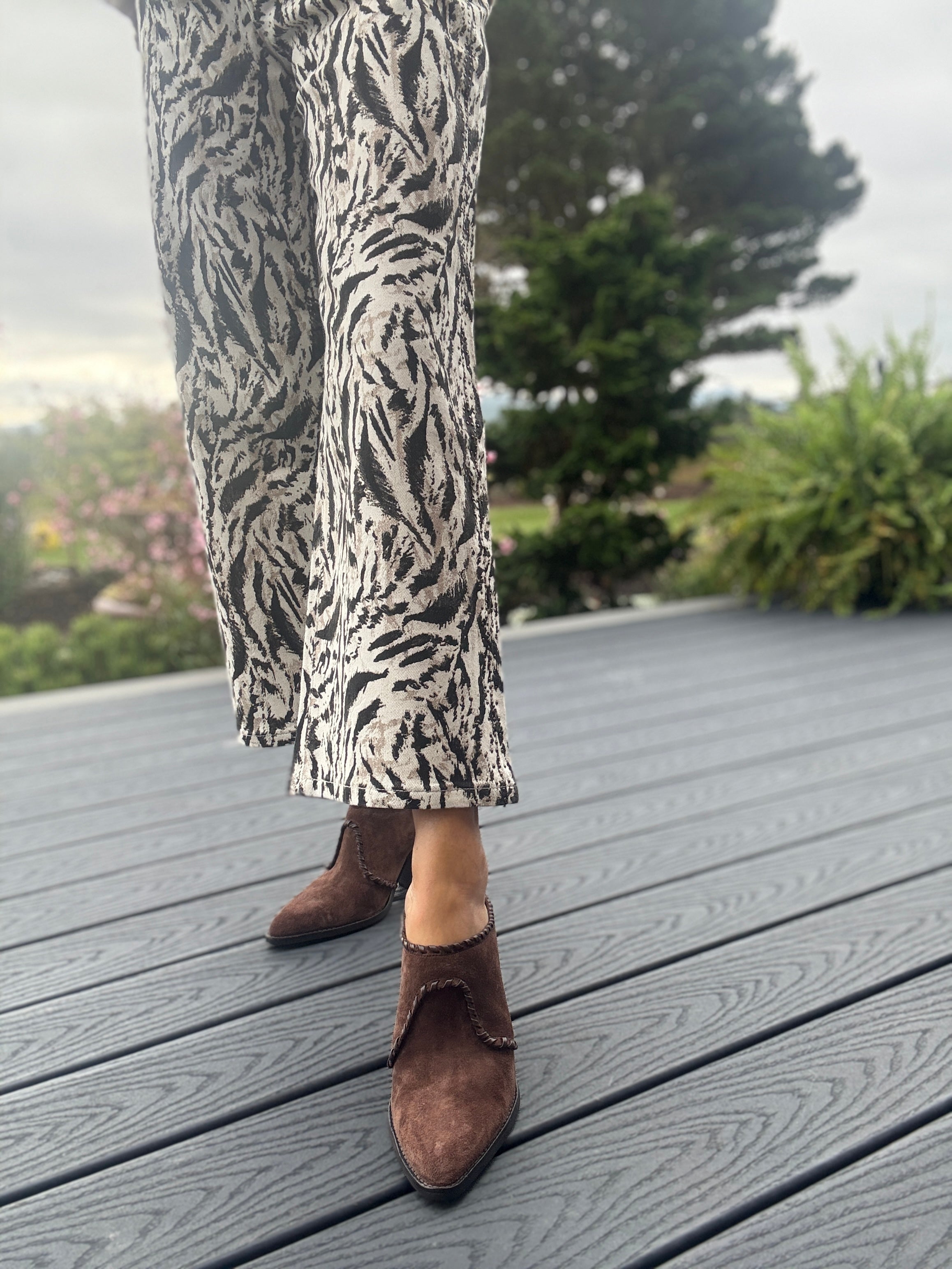 Jolyn Heels brown suede front