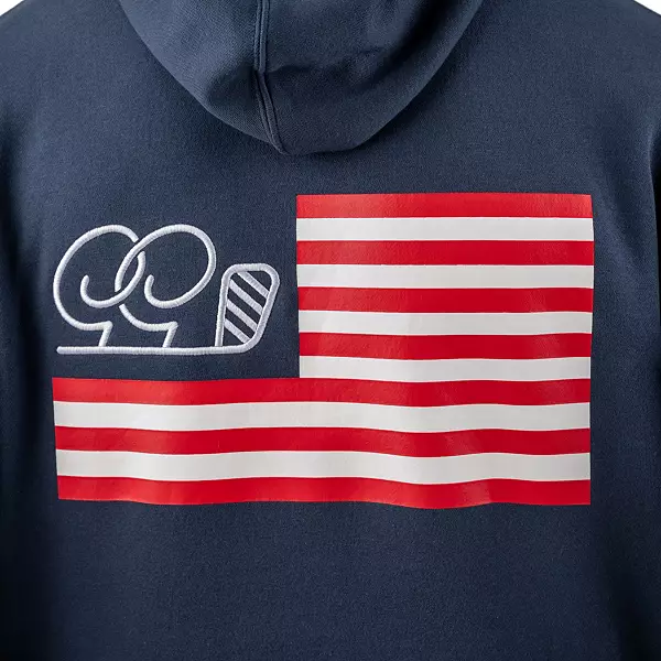 Captain Fleece Hoodie back close up