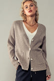 Relaxed Ribbed Cardigan