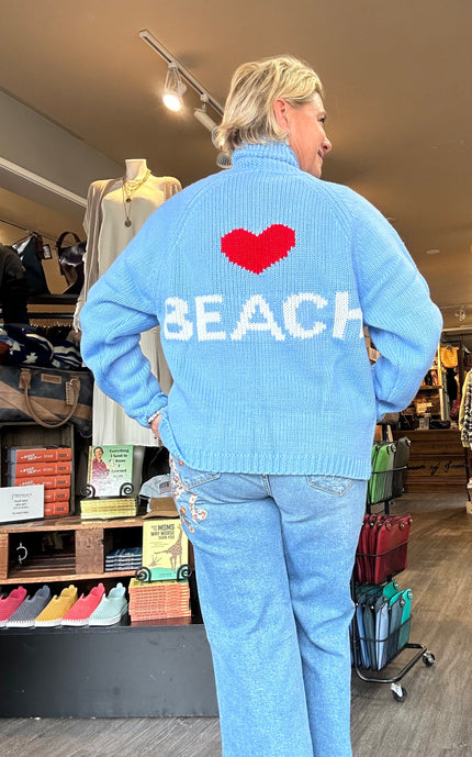 Beach Cardigan Back