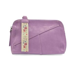 Lilac Gigi Crossbody with Woven Wrist Strap