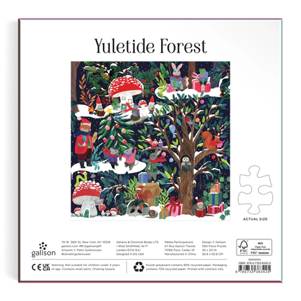 Yultide Forest 500 Piece Puzzle