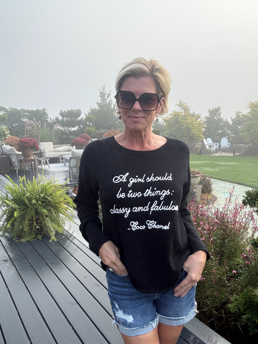 A Girl Should Be Two Things Sweatshirt