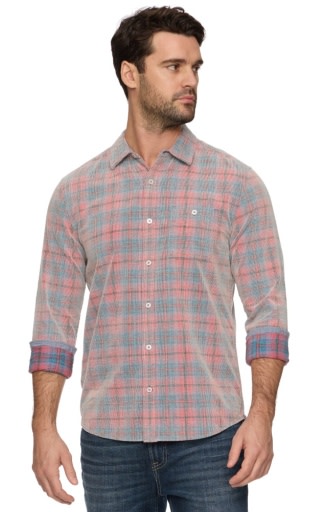 ALLEN LS VINTAGE WASH CORDUROY SHIRT