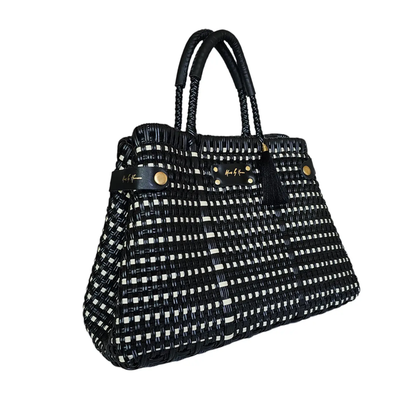 Less Pollution Convertible Handbag Noir Éclat