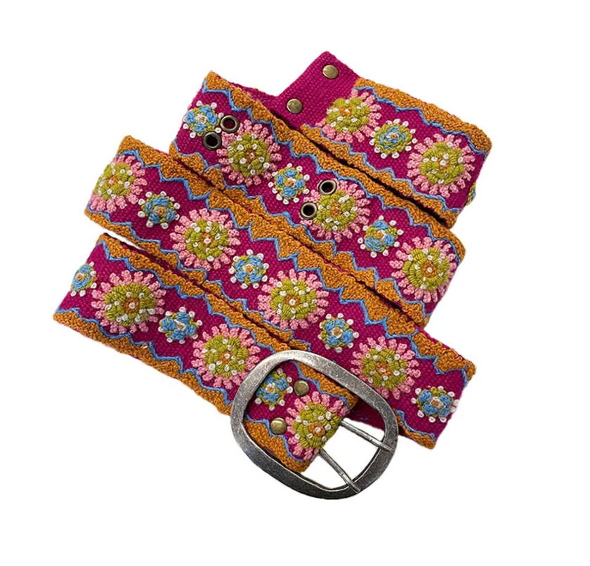 Jenny Krauss Floral belt - Rosette