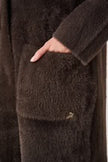 Daphne Detachable Faux Fur Shawl Coat