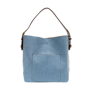 Joy Hobo 2 In 1 Handbag Tranquil Blue / Coffee Handle