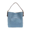 Joy Hobo 2 In 1 Handbag Tranquil Blue / Coffee Handle