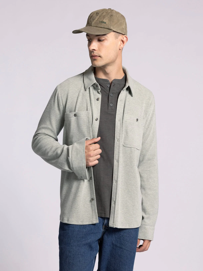 Clark Men's LS Shirt Vetiver heather