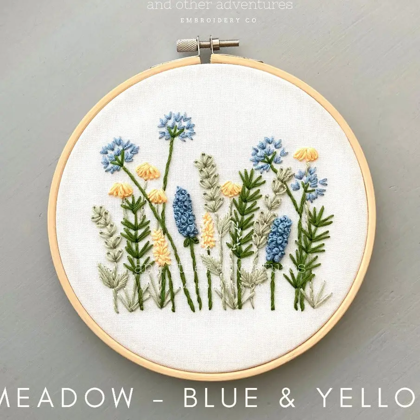 Meadow in Blue & Yellow