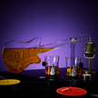 Guitar Whiskey Decanter with 2 Glasses and Case