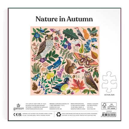 Nature in Autumn 500 Piece Puzzle