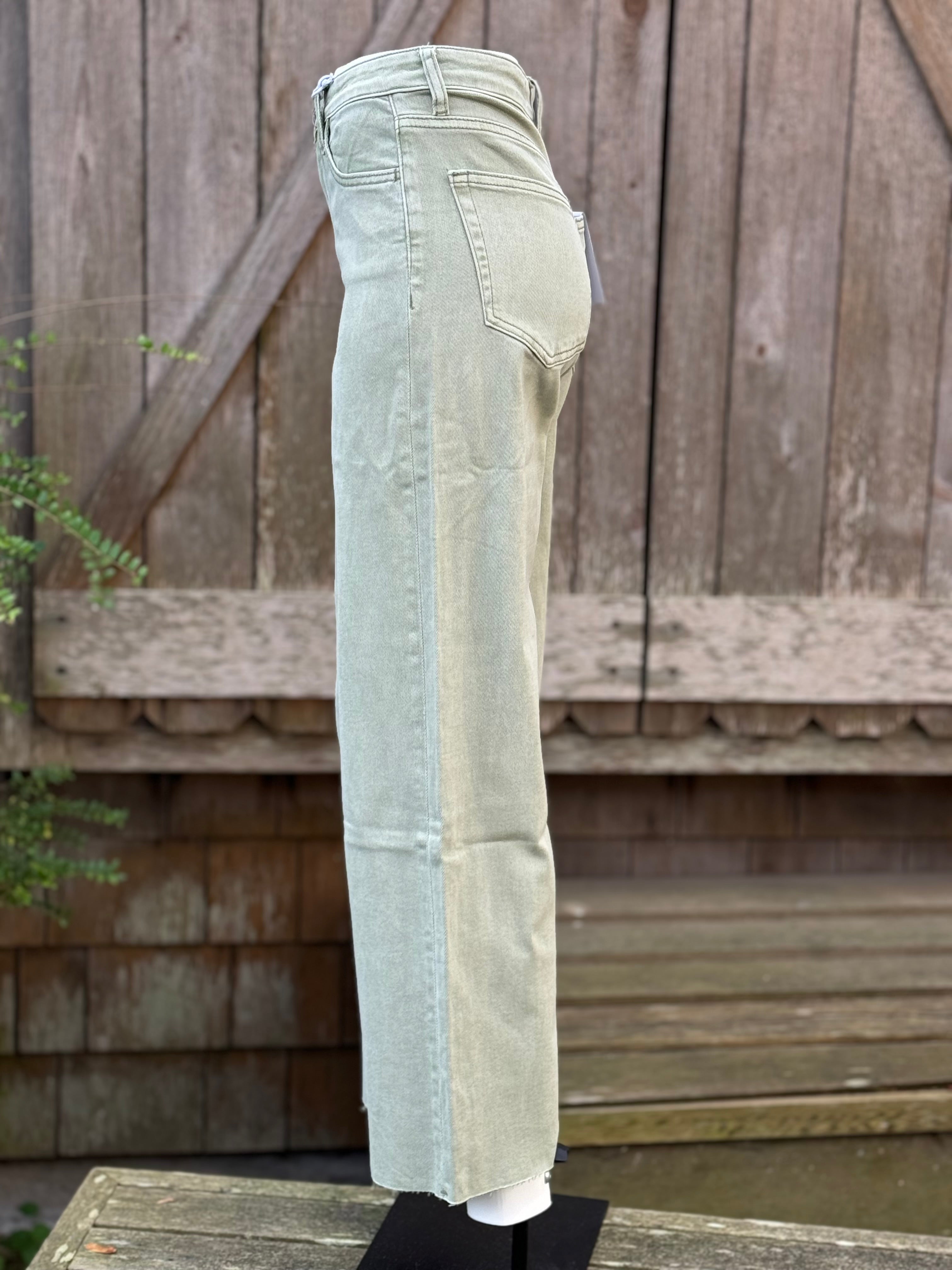 Mindy High Rise Crop Wide Leg