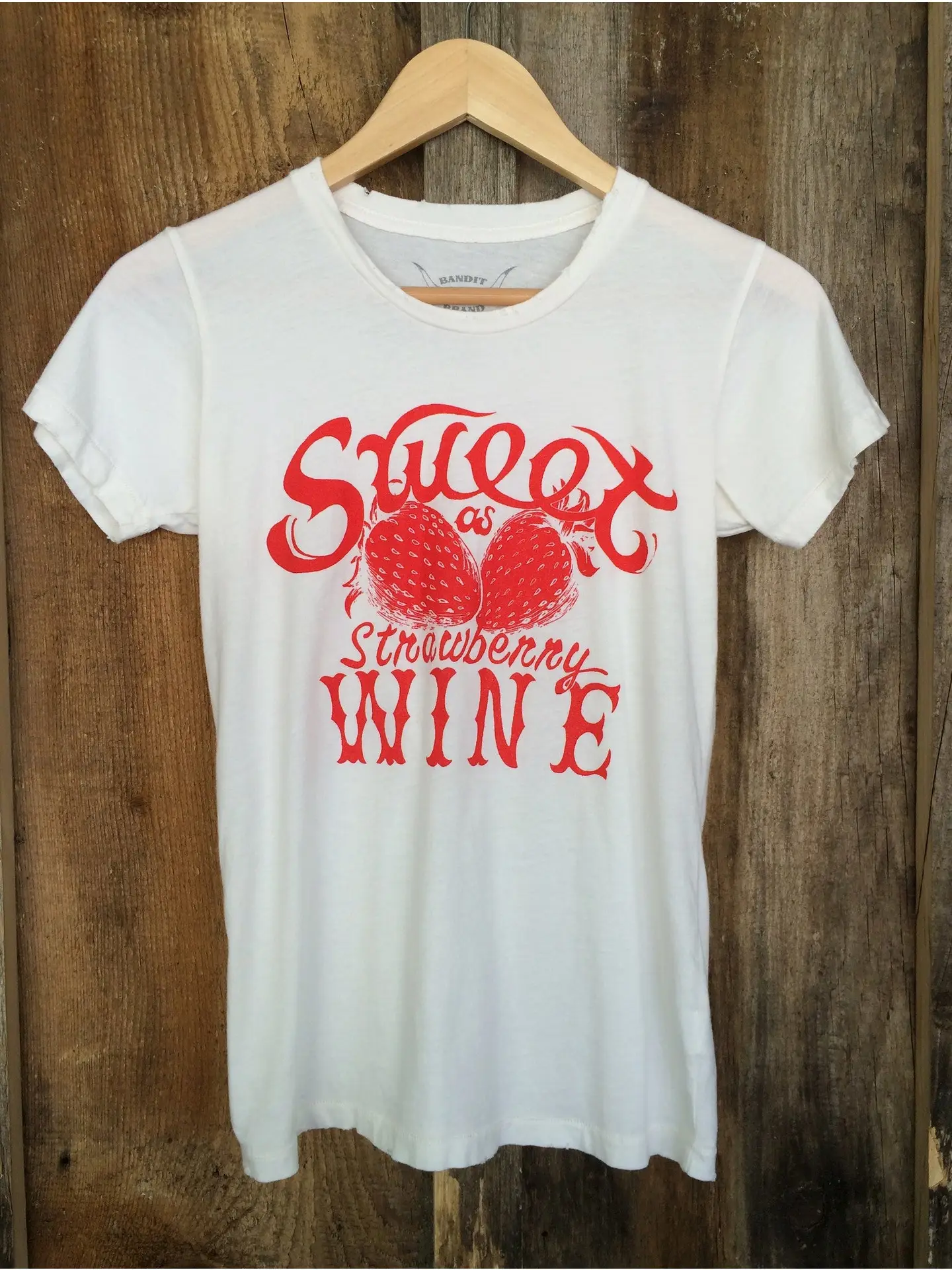 Sweet As Strawberry Wine Women's Vintage Tee