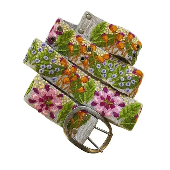 Jenny Krauss Fresh Water Floral  Belt |\