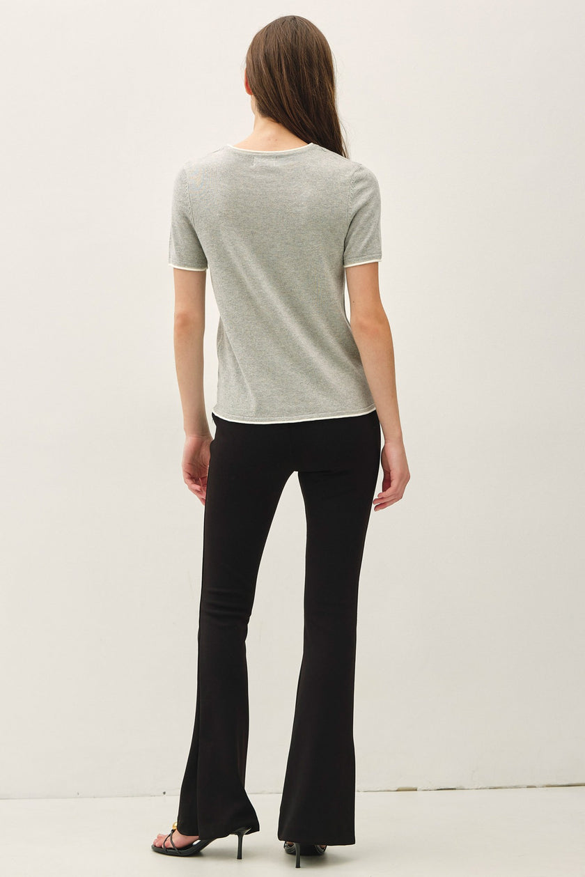 Faux layered Essential Sweater Tee