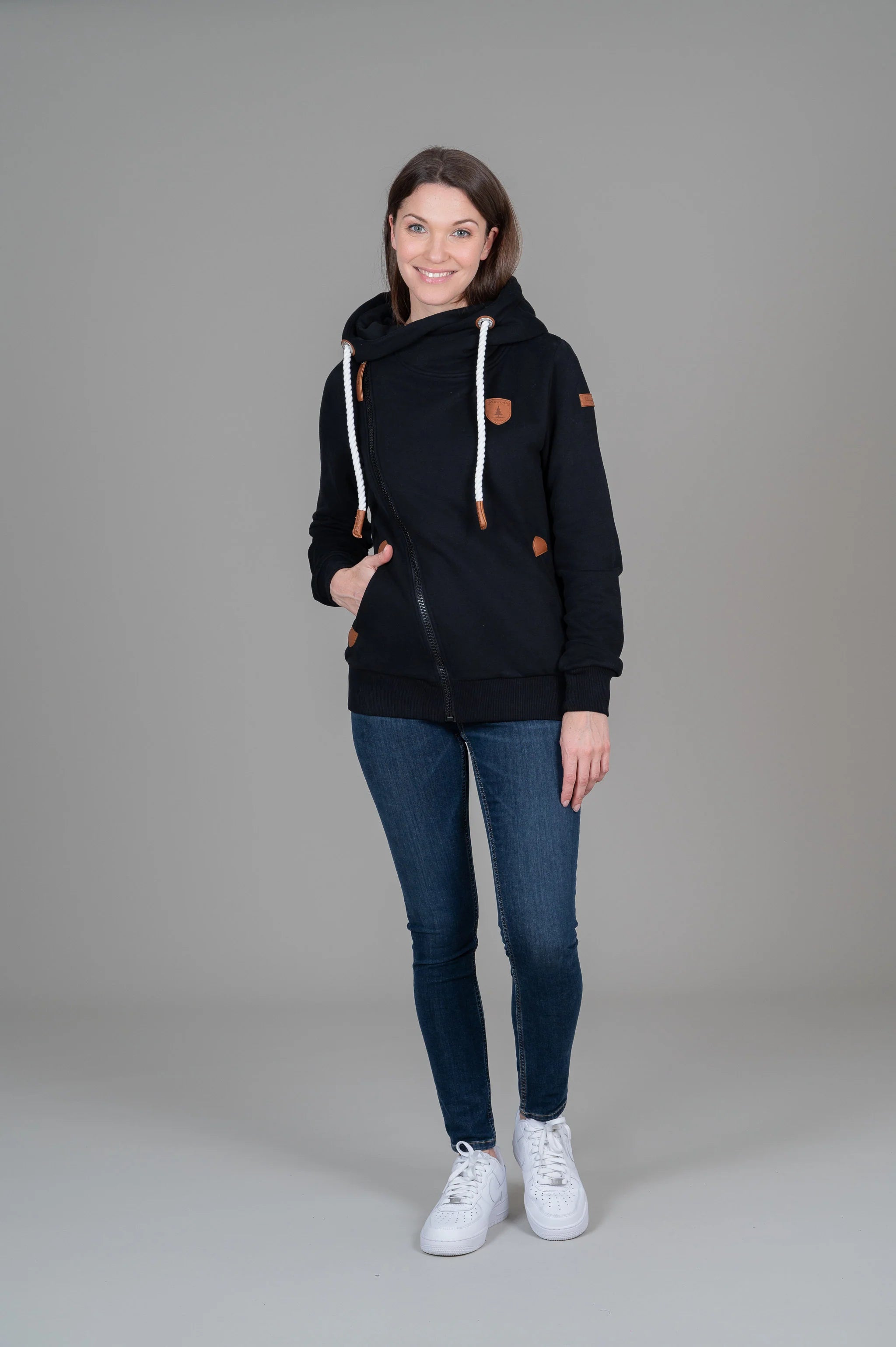 Wanakome Athena Asymmetrical Zip Hoodie