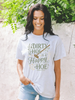 Dirty Hoe Happy Hoe Graphic Tee Ash
