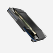 Ridge Wallet | Stone Washed Titanium - Cash Strap