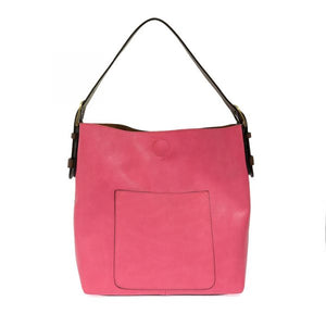 Joy Hobo 2 In 1 Handbag ChaCha Pink / Coffee Handle
