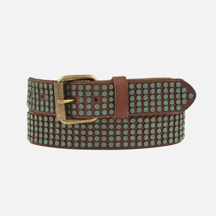 Eden | Studded Bohemian Leather Belt display
