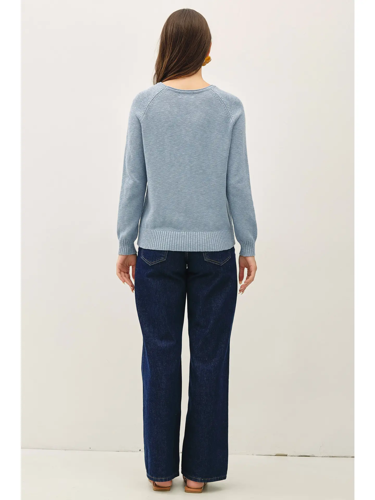 Slub LS Sweater Top
