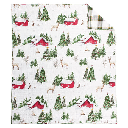 Tatum Pines Quilted Throw