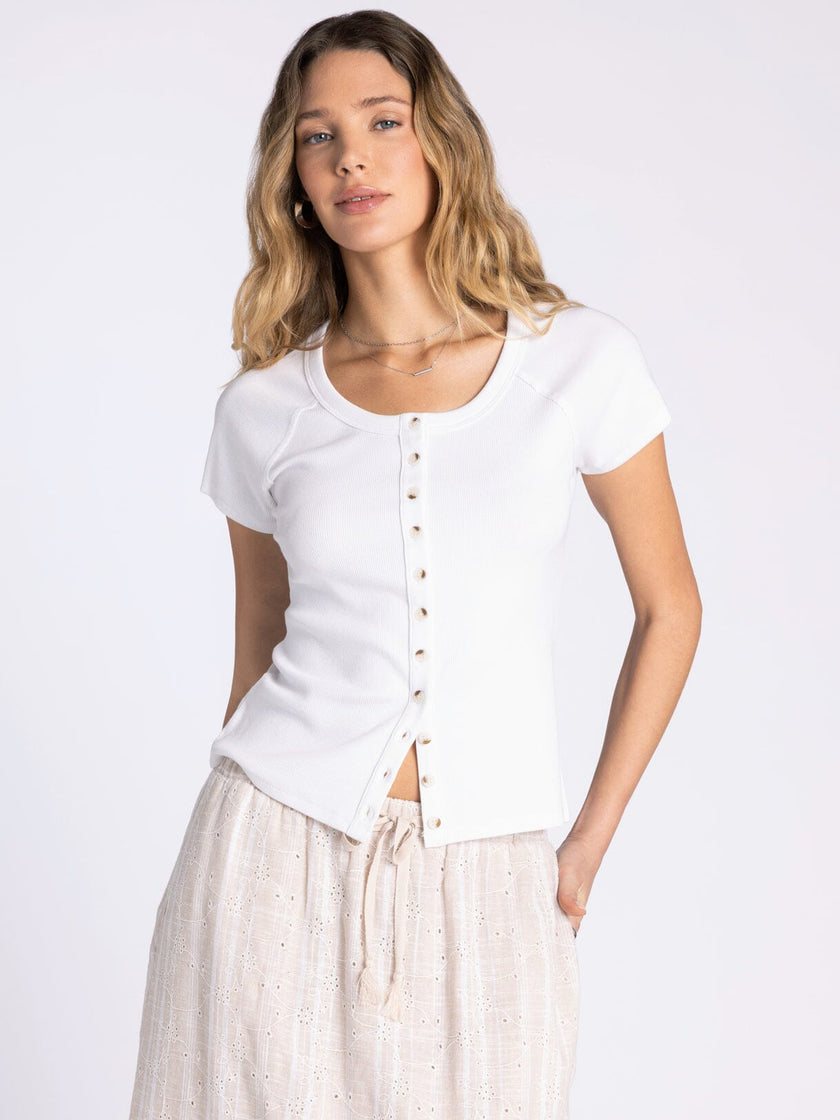 ADINA TOP, white-front