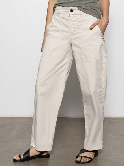 CRUISER SEMI HIGH RISE CHINO PANT light oat front