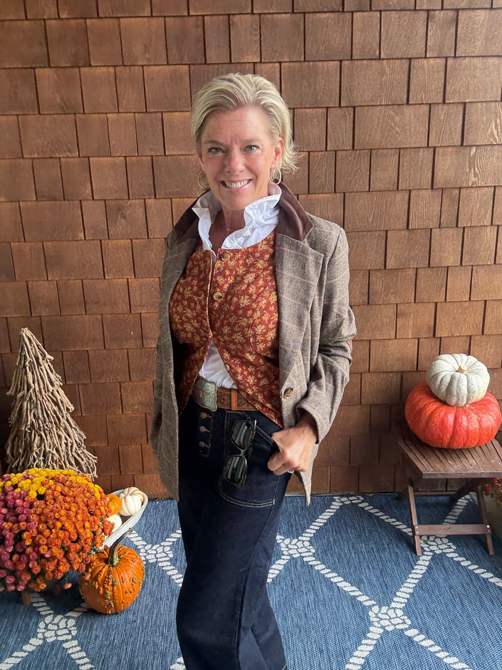 Piper Herringbone Blazer