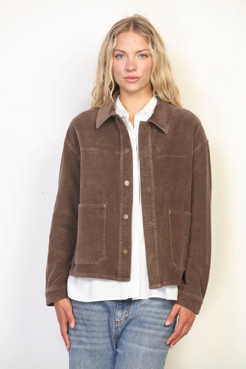 Rebecca Washed Coruroy Jacket