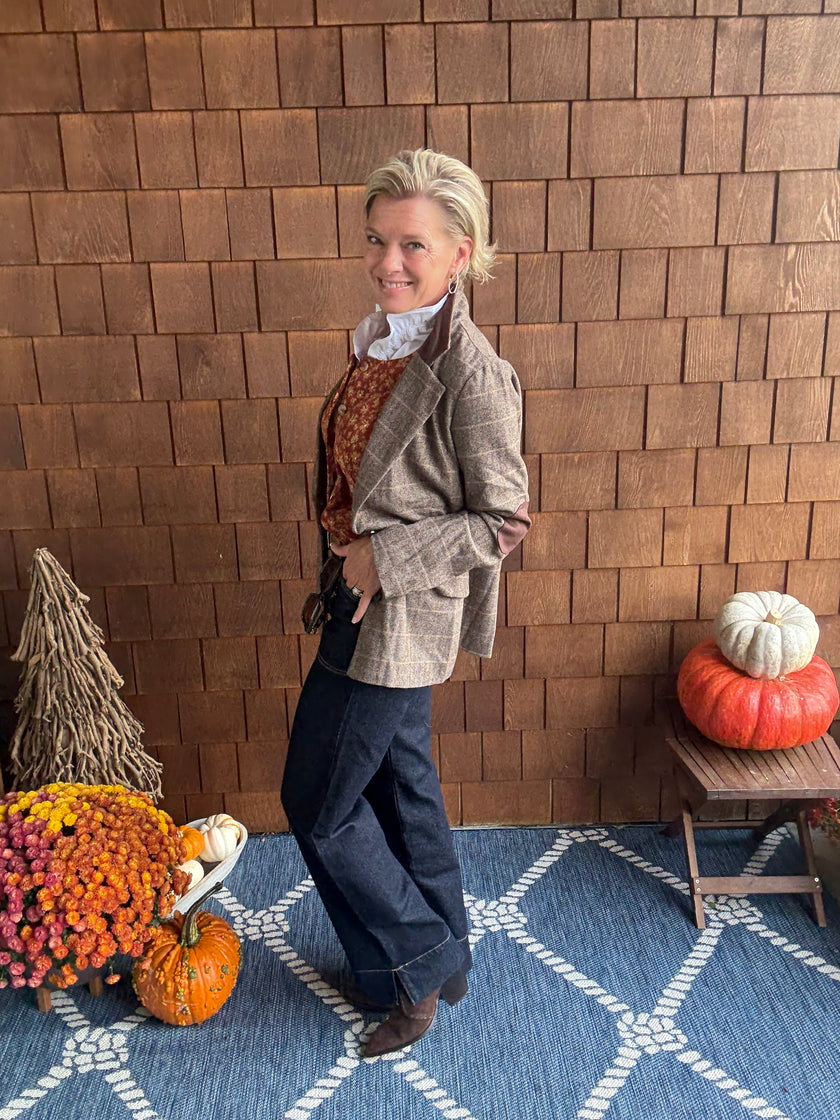 Piper Herringbone Blazer side